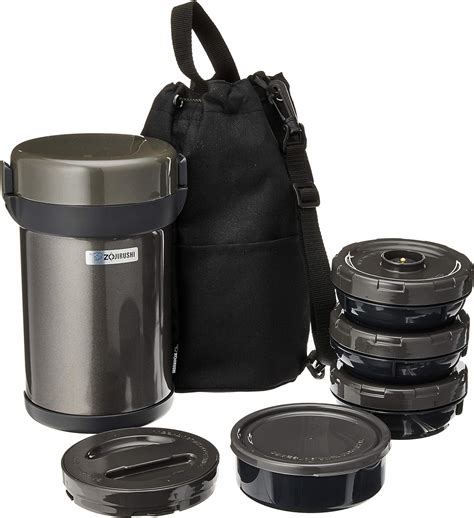 Zojirushi Stainless Steel Vacuum Insulated Tiffin Box 